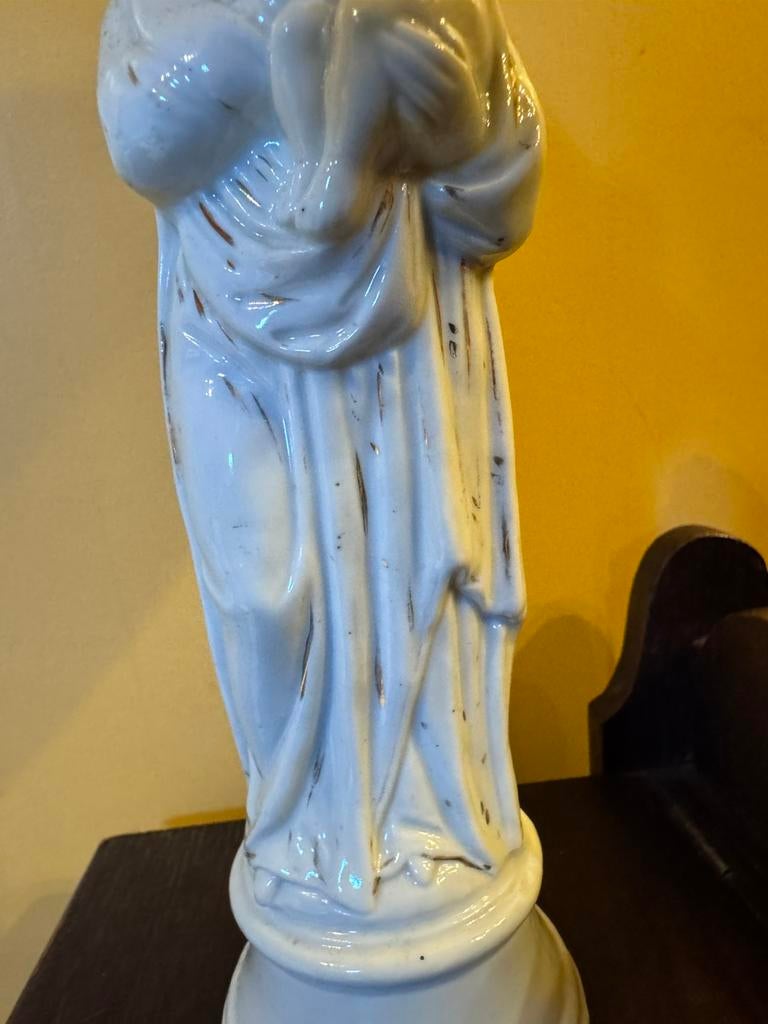 Porseleinen Mariabeeldje, Antiek en Kunst, Ophalen of Verzenden