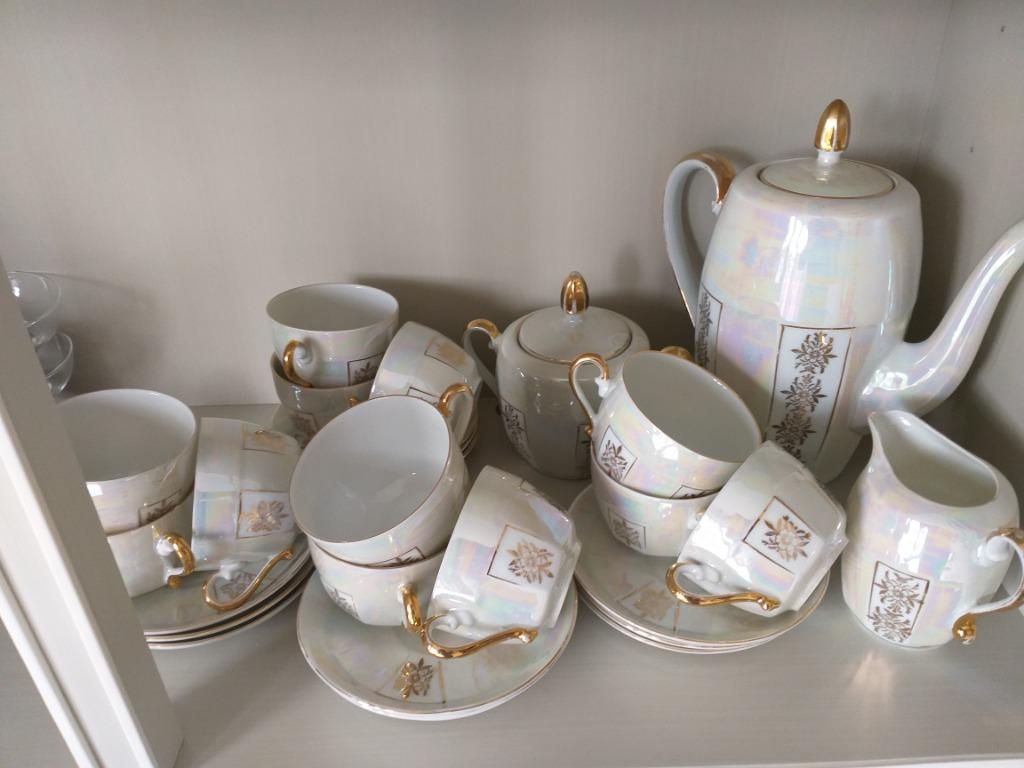 NACRE servies VICTORIA 27-delig., Service complet, Comme neuf, Enlèvement, Autres styles