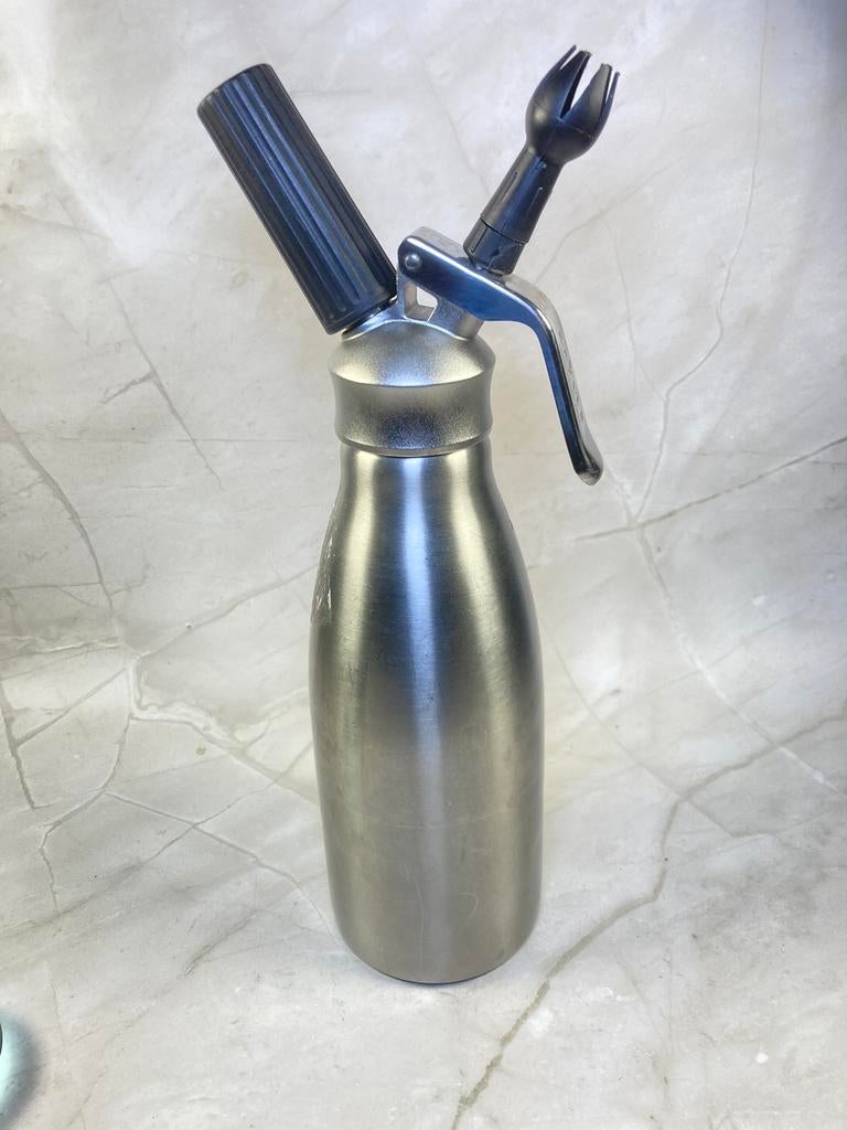 Siphon à crème en acier inoxydable de Kayser, Maison & Meubles, Enlèvement ou Envoi, Comme neuf