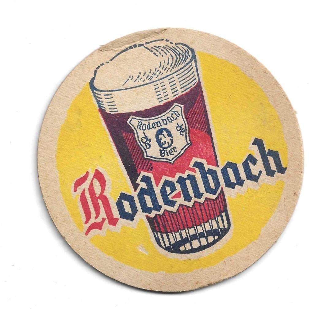 bierviltje Rodenbach, Verzamelen, Ophalen of Verzenden, Gebruikt, Viltje(s), Overige merken