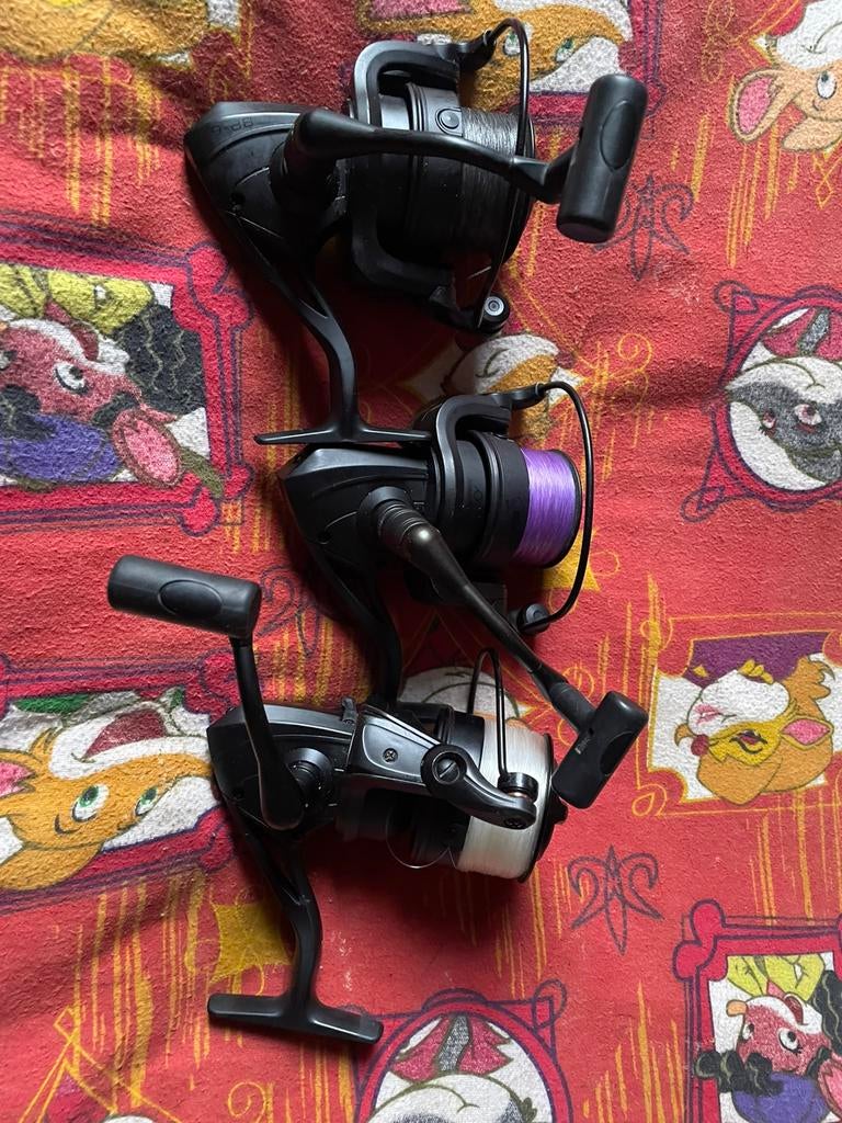 Drie Nas BP-6 molentjes, Watersport en Boten, Hengelsport | Karpervissen, Ophalen of Verzenden, Zo goed als nieuw