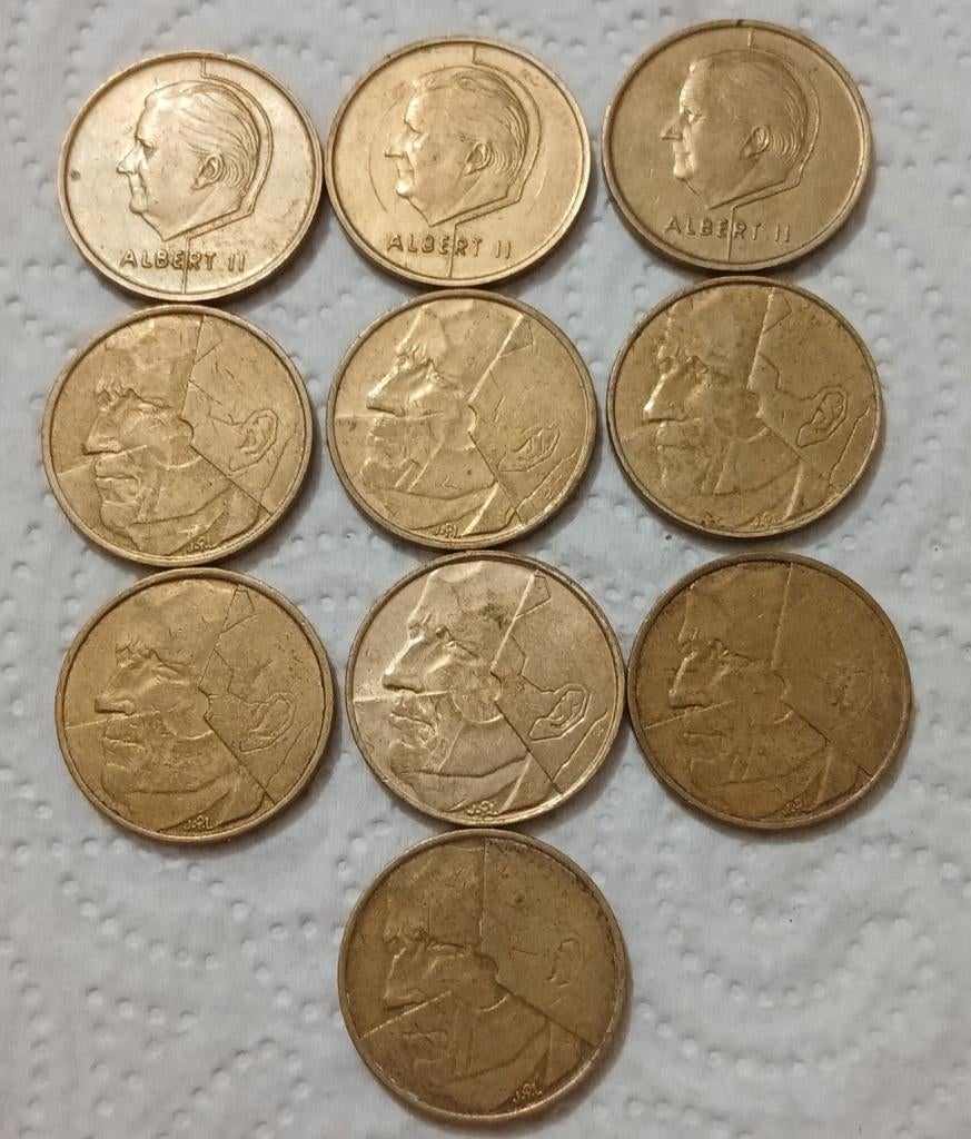 Oude munten van 5 frank België, Ophalen of Verzenden