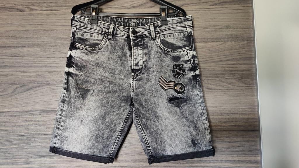 Heren jeans short maat 34, Kleding | Heren, Ophalen, Gedragen, Grijs, W33 - W34 (confectie 48/50)