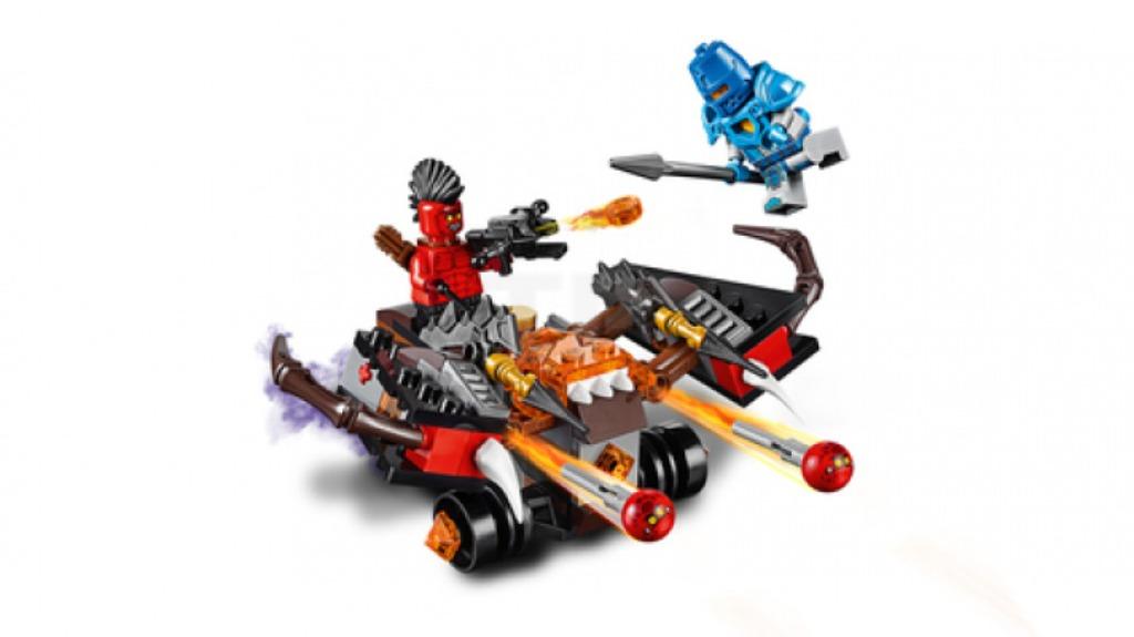 Lego Nexo Knights - 70318 The Glob Lobber, Ophalen of Verzenden, Zo goed als nieuw, Complete set, Lego