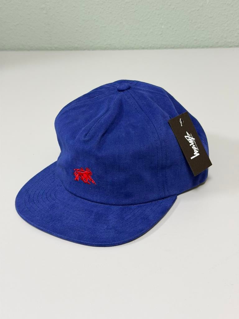 Stussy Lion Strapback Cap Blue – Nieuw 131588 blauw pet new, Kleding | Heren, Hoeden en Petten, Ophalen of Verzenden, Nieuw, One size fits all