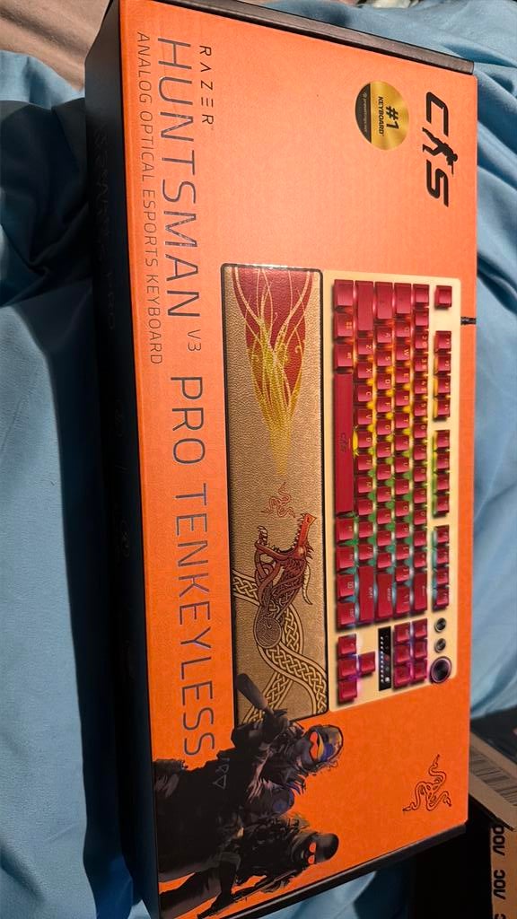 Razer  huntsman v3 pro  tkyl cs2 version, Computers en Software, Ophalen, Gaming toetsenbord, Nieuw, Qwerty