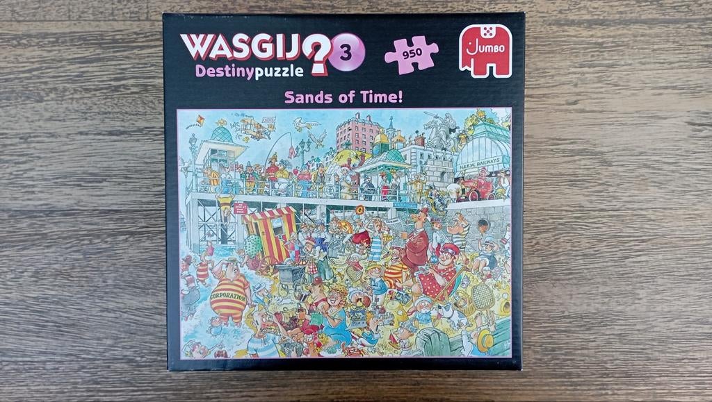 Wasgij Destiny 3 Sands of time 950 stukjes, Ophalen of Verzenden, 500 t/m 1500 stukjes, Zo goed als nieuw, Legpuzzel