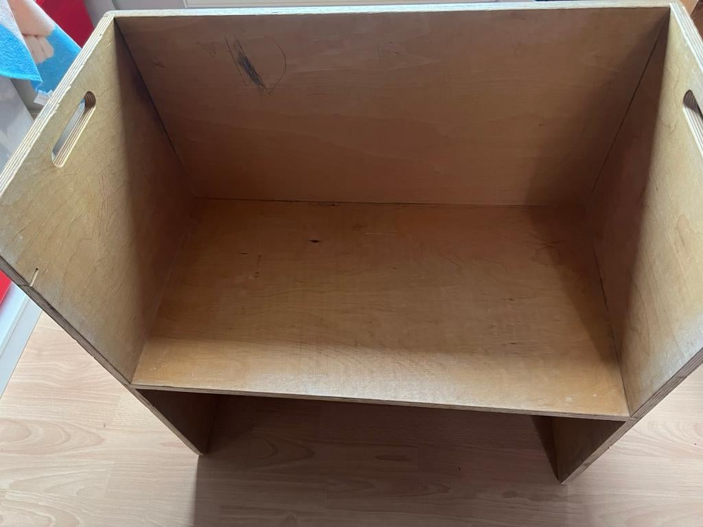 3-delige houten kindertafel stoelenset, Kinderen en Baby's, Ophalen, Gebruikt, Tafel(s) en Stoel(en)