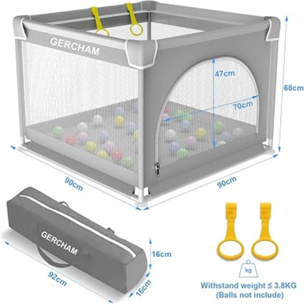 Babypark Babybox 90 x 90 cm SNELLE GRATIS LEVERING, Kinderen en Baby's, -, Verzenden, -, Vierkant