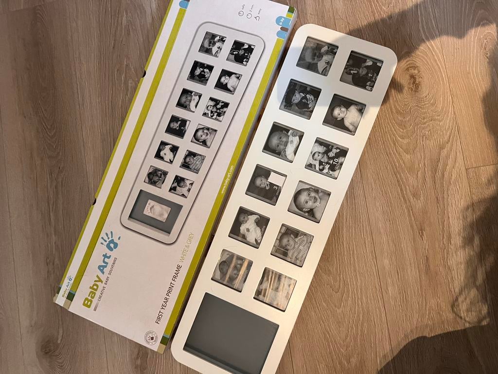 Fotokader wit 13 vakjes, Ophalen