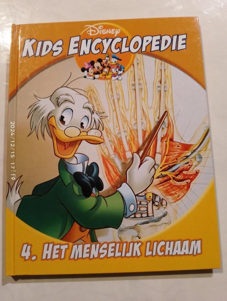 Encyclopédie pour enfants, Disney, numéro 4 Le corps humain, Enlèvement ou Envoi, Donald Duck, Comme neuf, Autres types