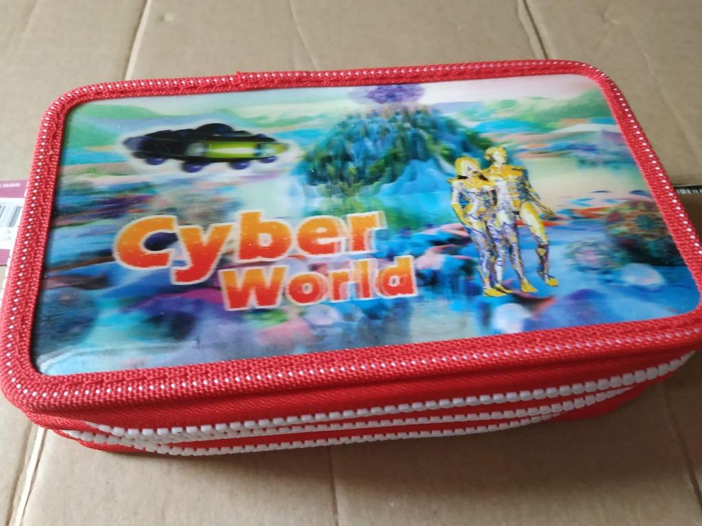 nieuwe grote driedubbele pennenzak, Diversen, Schoolbenodigdheden, Ophalen of Verzenden, Nieuw