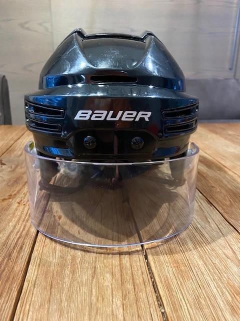 Inline/ijshockey helm Bauer, Sport en Fitness, IJshockey, Ophalen, Gebruikt, Bescherming