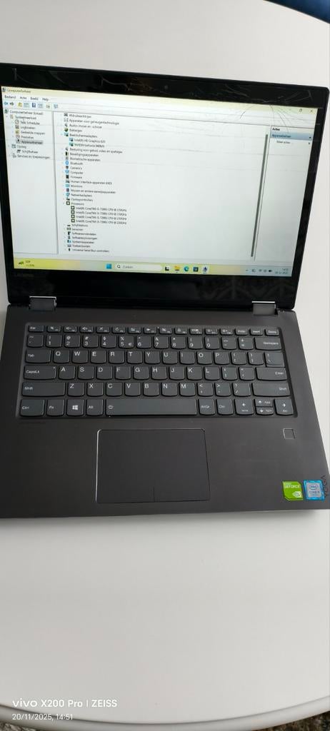 Le crack de l'écran tactile Lenovo Yoga 520-14IKB fonctionne, Enlèvement ou Envoi