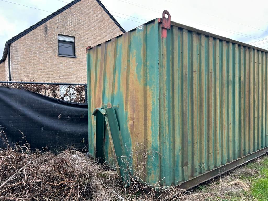 Container met slede, Doe-het-zelf en Bouw, Ophalen of Verzenden