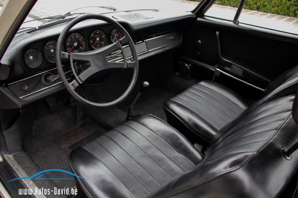 Porsche 911 T B Coupé Karmann 1969 911 S 2.2 OLDTIMER, Auto's, Porsche, 4 zetels, Achterwielaandrijving, Zwart, Wit