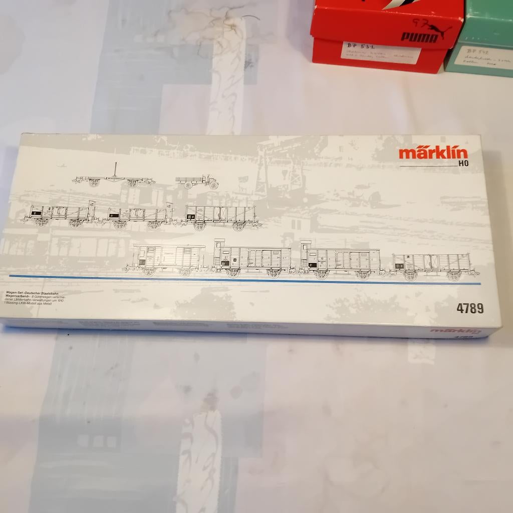 Märklin set goederen wagons, Treinset, Gelijkstroom, Ophalen of Verzenden, Zo goed als nieuw