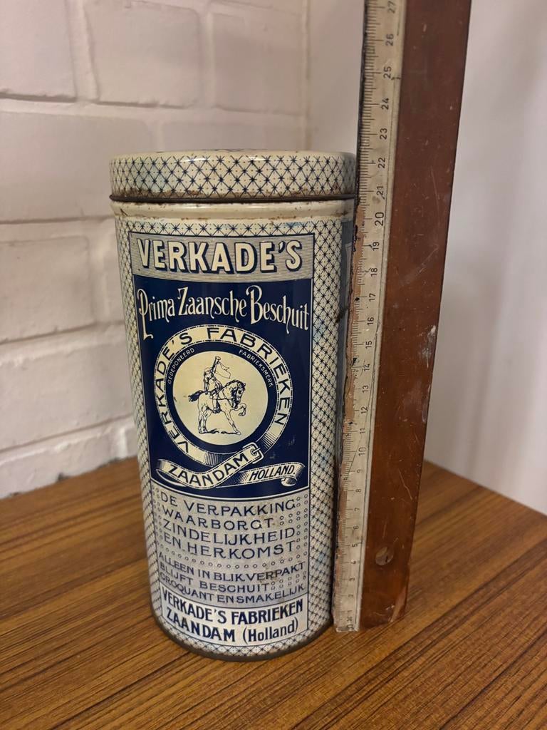 Blikken beschuit doos Verkade’s, Ophalen of Verzenden, Beschuit, Verkade