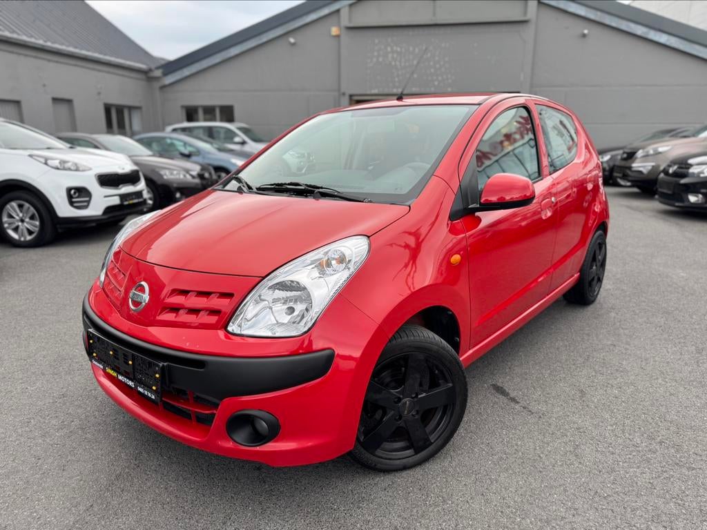 Nissan Pixo 1.0 benzine | Keuring + Carpass | Garantie |, Autos, Rouge, Achat, 50 kW, Entreprise