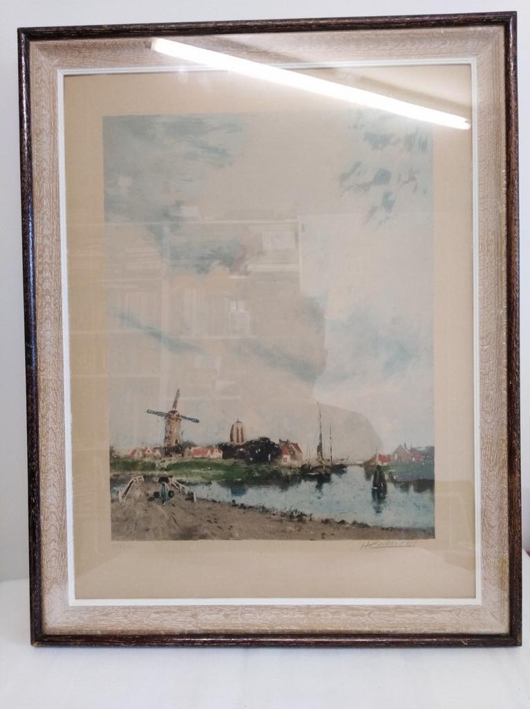 Lithographie de H. Cassiers (Anvers 1858-Bruxelles 1944)., Antiquités & Art, Art | Lithographies & Sérigraphies, Enlèvement ou Envoi