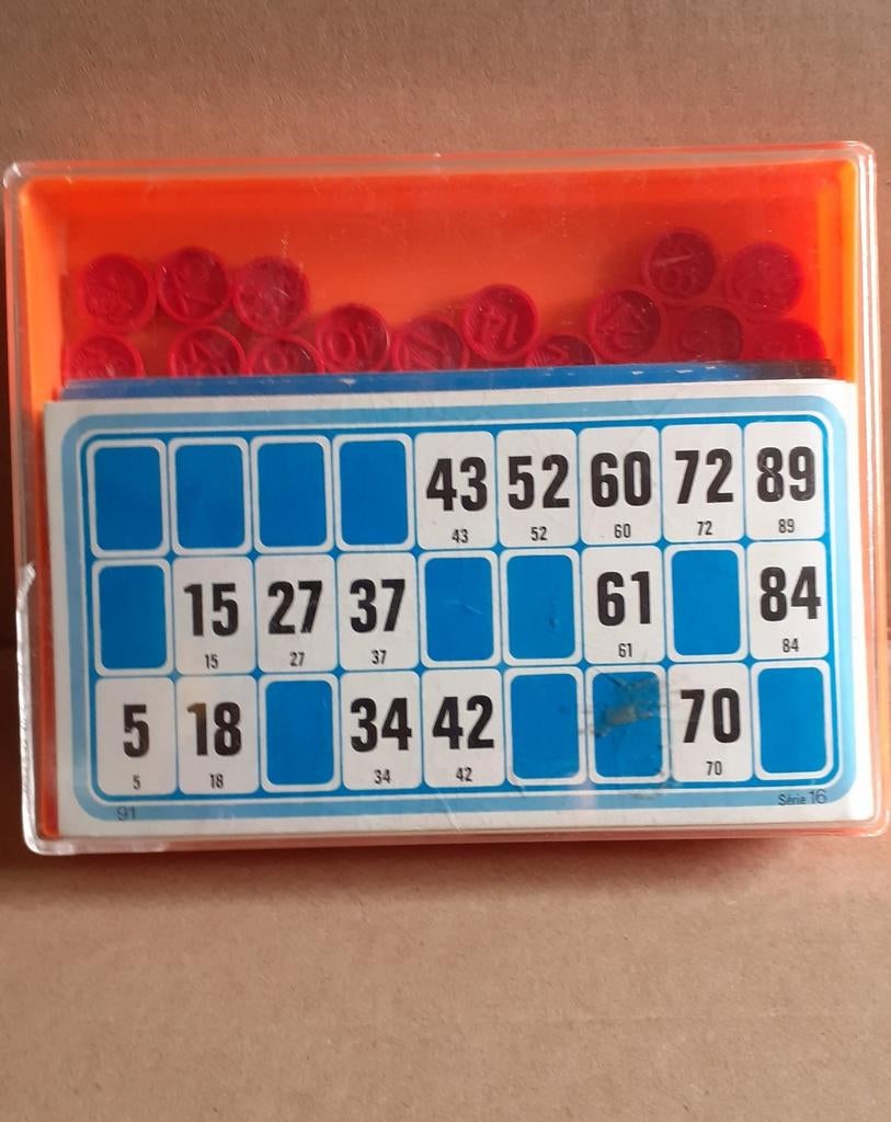 Jeu de bingo loto, Enlèvement ou Envoi, Utilisé
