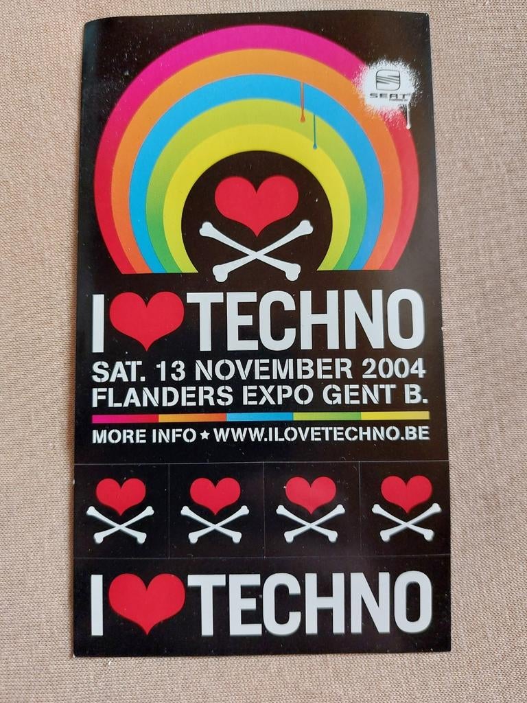 I LOVE TECHNO 2004, Collections, Envoi, Comme neuf