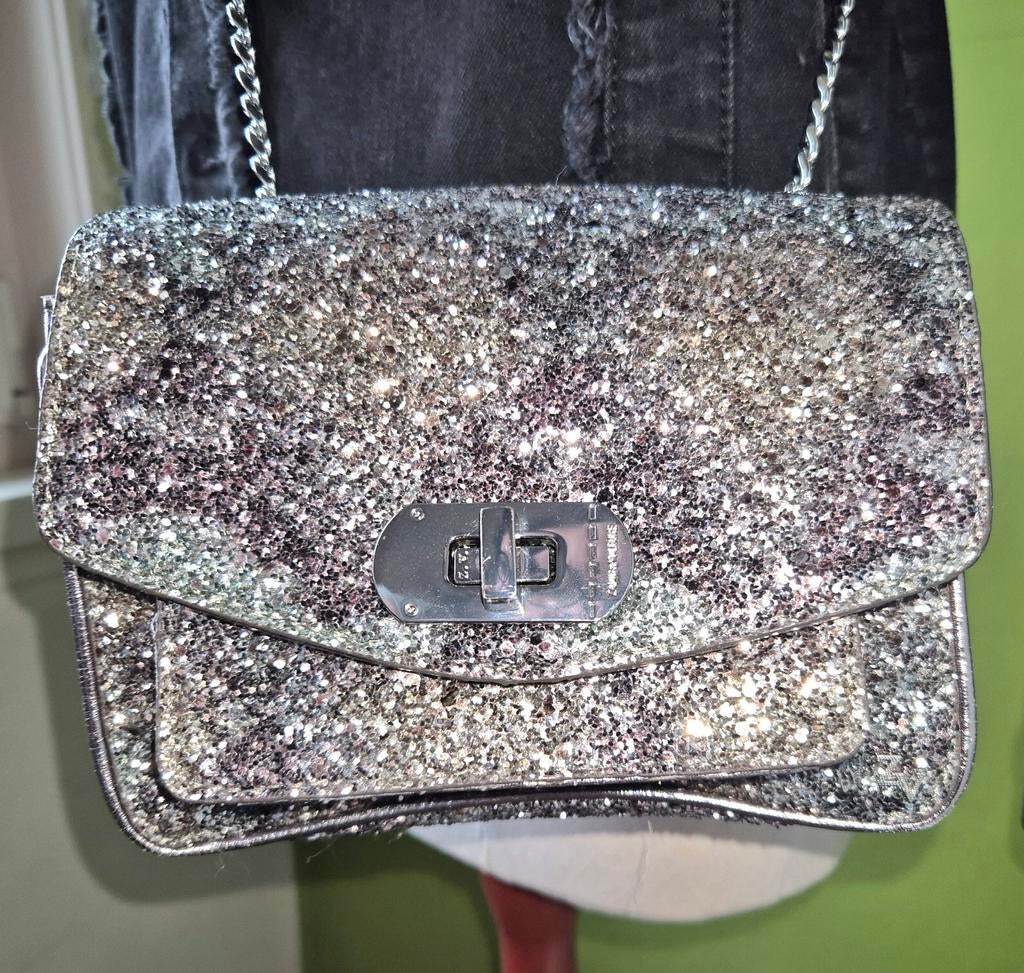 Sac skinny à paillettes Zadig&Voltaire xs multicolore, Enlèvement ou Envoi, Neuf