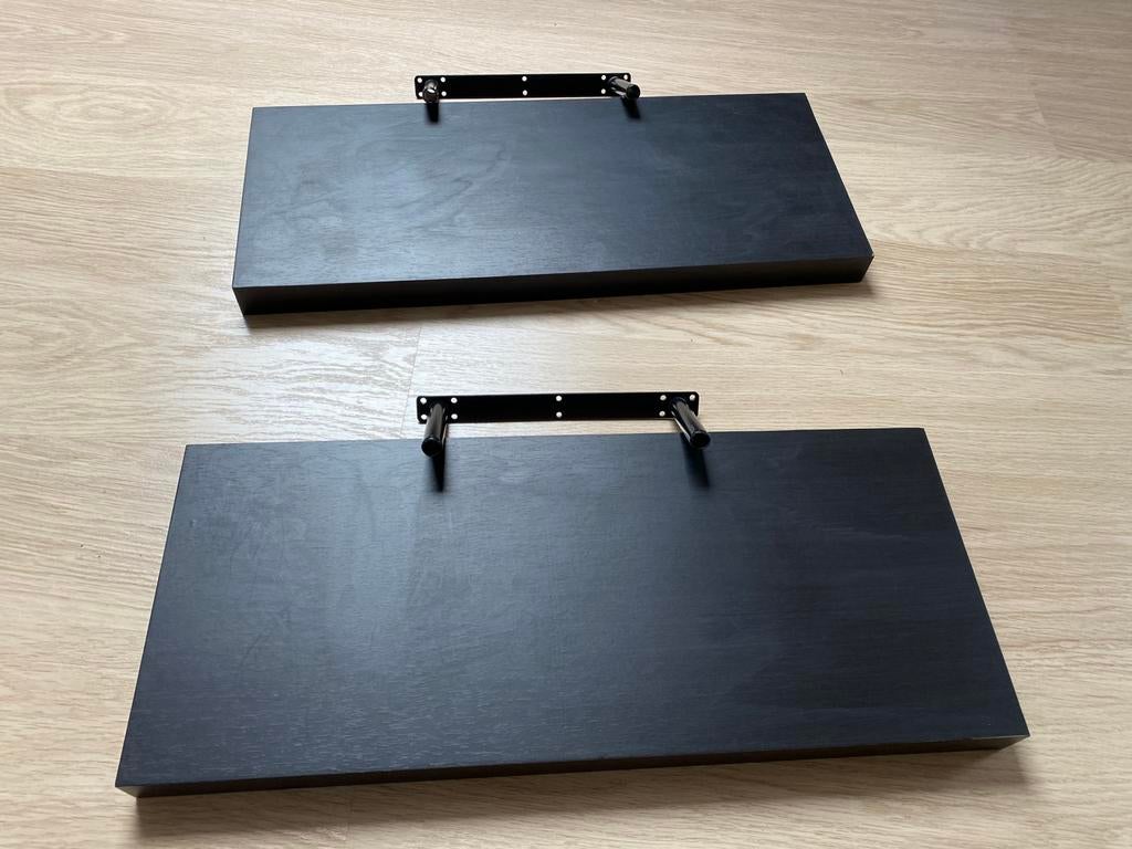 2 zwevende legplanken IKEA 60x25, Huis en Inrichting, Woonaccessoires | Wandplanken en Boekenplanken, Ophalen, Gebruikt