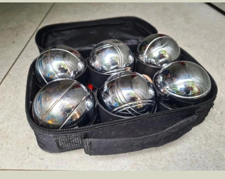 Boules de pétanque, avec cordon de distance, Enlèvement ou Envoi, Comme neuf