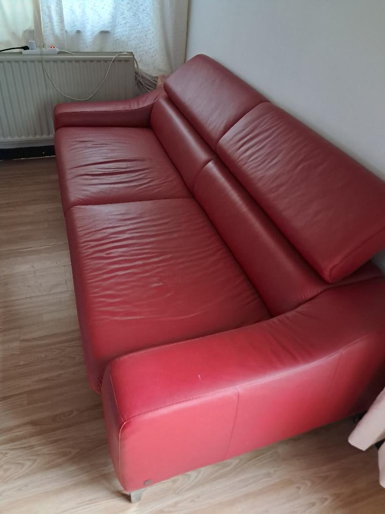 Divan 2 places, Maison & Meubles, Banc droit, Comme neuf, Enlèvement, Cuir