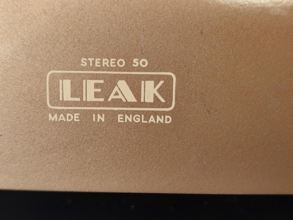 Leak stéréo 50, Enlèvement, Amplificateur
