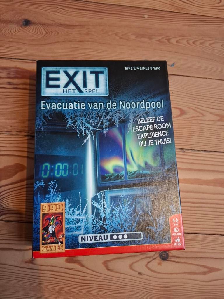 Exit - het spel: Evacuatie van de Noordpool, Ophalen of Verzenden, Gebruikt, 999 Games