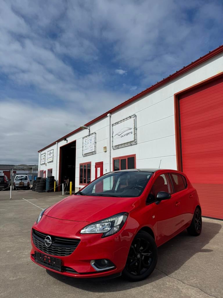 Opel corsa black edition 1.4i led/applcrpy/zetelvrw/stuurvrw, Auto's, Opel, Bedrijf, Te koop, Corsa, ABS, Adaptieve lichten, Airbags