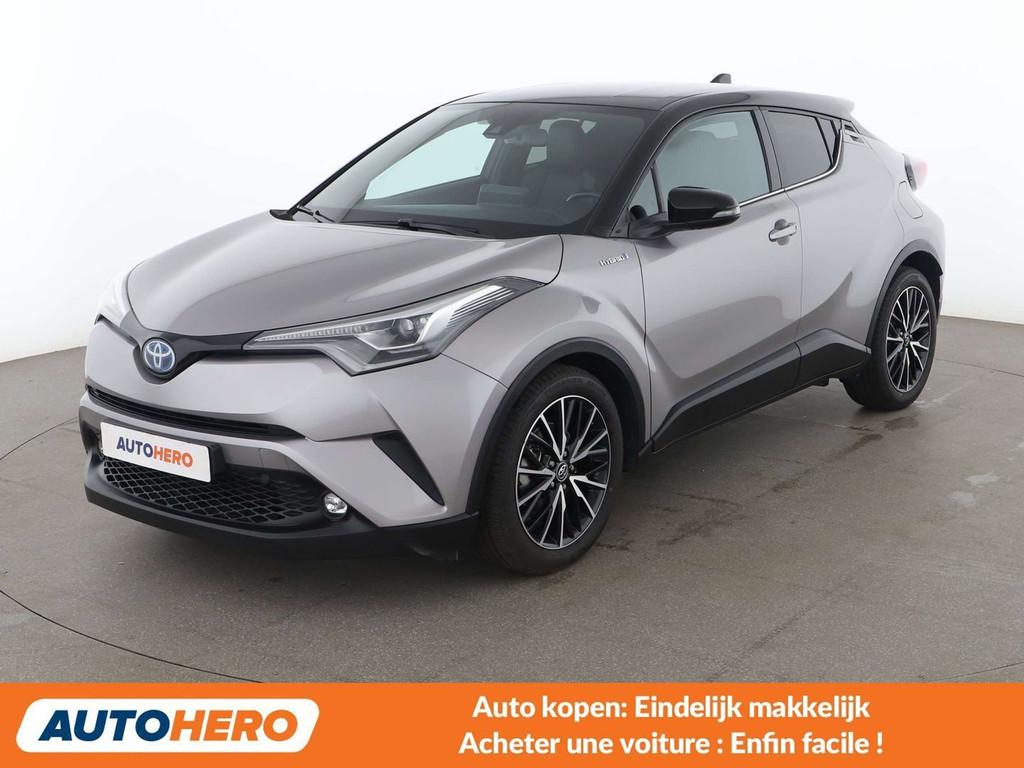 Toyota C-HR 1.8 Hybrid Style (année de construction 2017), Autos, Toyota, Argent ou Gris, Achat, Euro 6, Noir