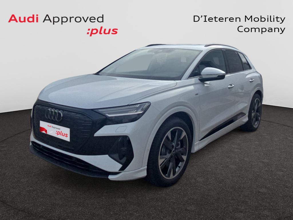 Audi Q4 e-tron Q4 e-Tron 82 kWh 45 S line, Auto's, Audi, Automaat, Overige modellen, Wit, Elektrisch