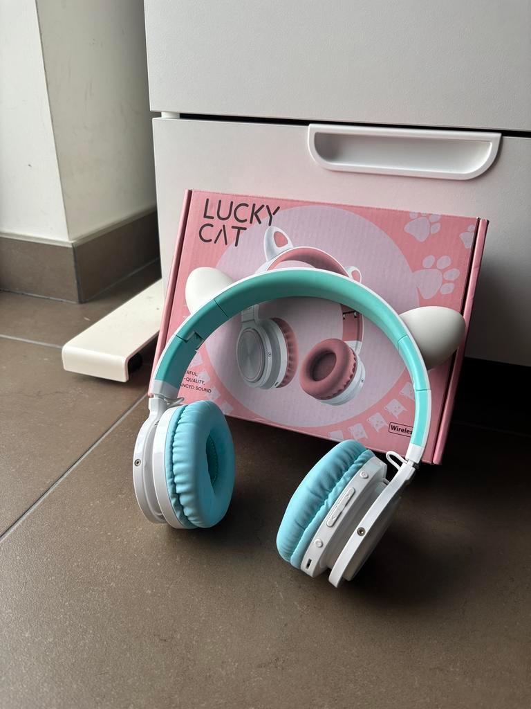 Headset/hoofdtelefoon kind/tiener draadloos, Enlèvement ou Envoi, Comme neuf, Sans fil