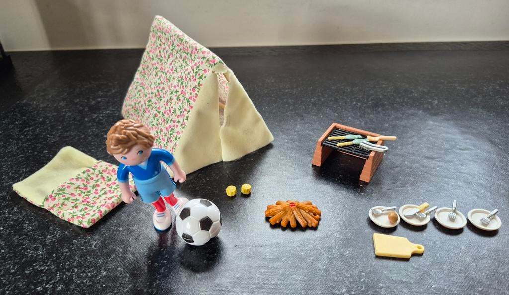 Haba little friends kamperen + voetbal speelset, Ophalen of Verzenden