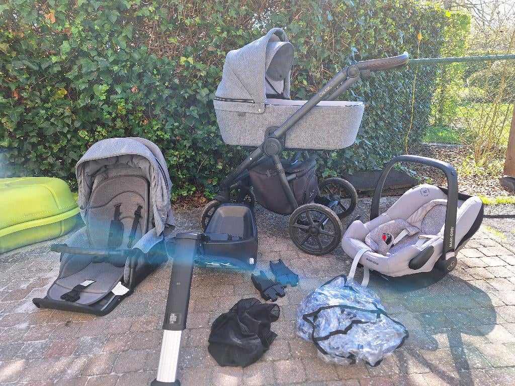 Kinderwagen buggy + maxi cosi, Kinderen en Baby's, Kinderwagens en Combinaties, Gebruikt, Verstelbare duwstang, Ophalen, Kinderwagen