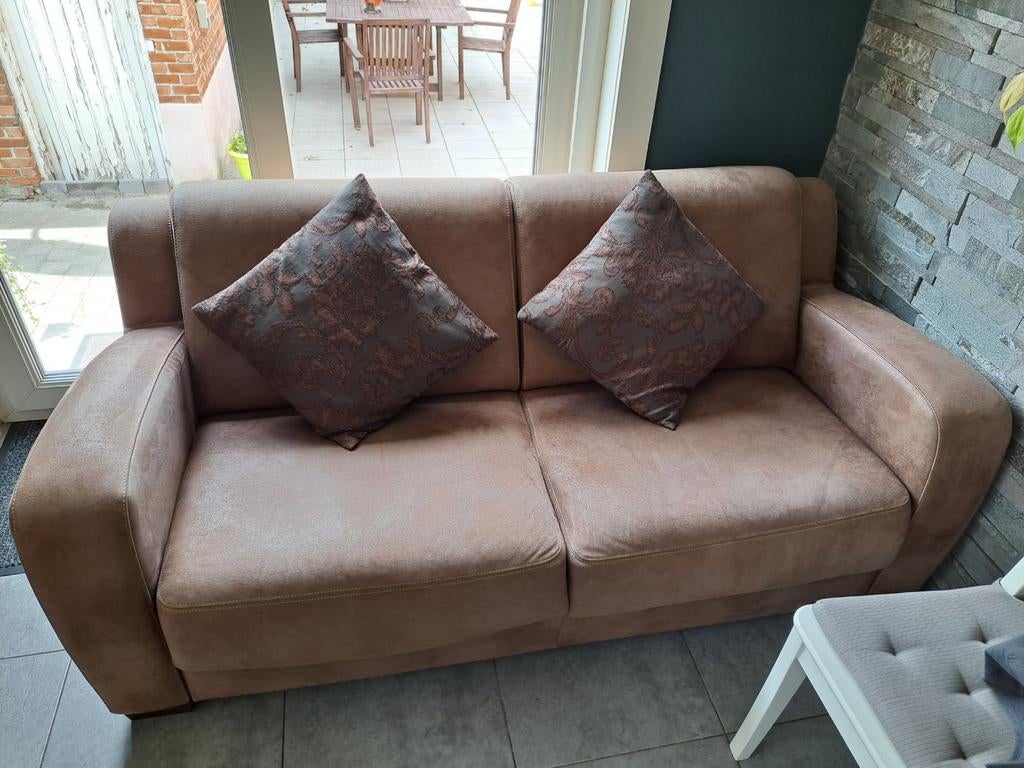 Zitbank Driepersoons. 185x90. Goede staat., Ophalen, Overige materialen, 150 tot 200 cm, Driepersoons