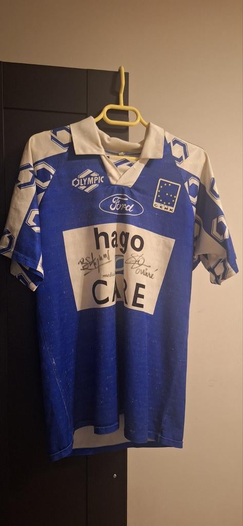 KRC Genk 1997-1998 Home Blue OLYMPIC M, Taille M, Enlèvement ou Envoi, Maillot