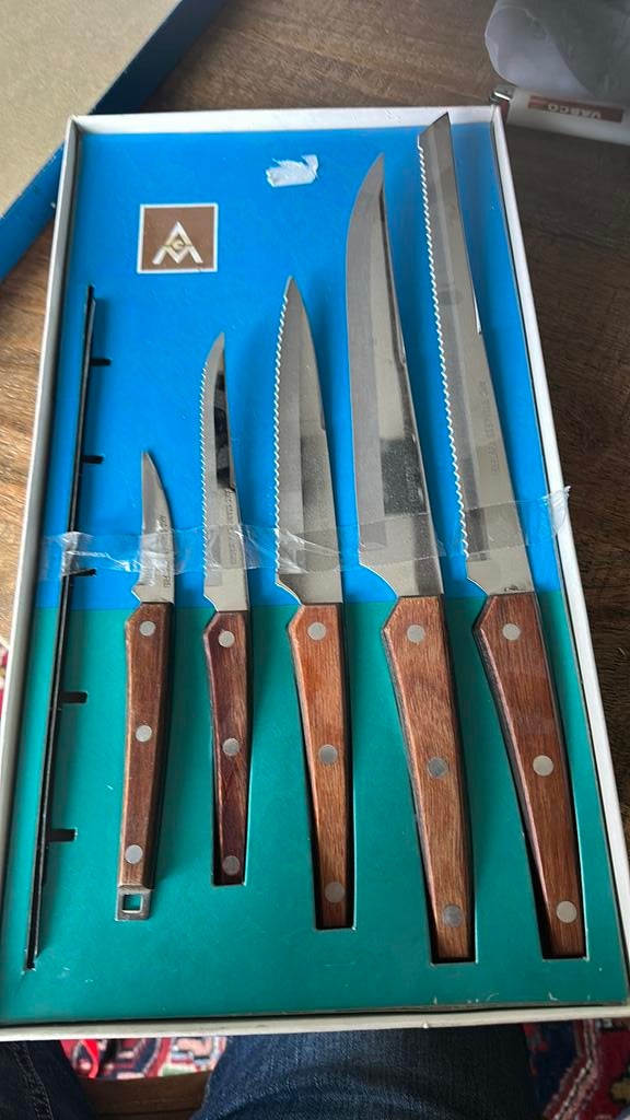 AMC vintage messenset nieuw, Huis en Inrichting, Ophalen of Verzenden, Zo goed als nieuw