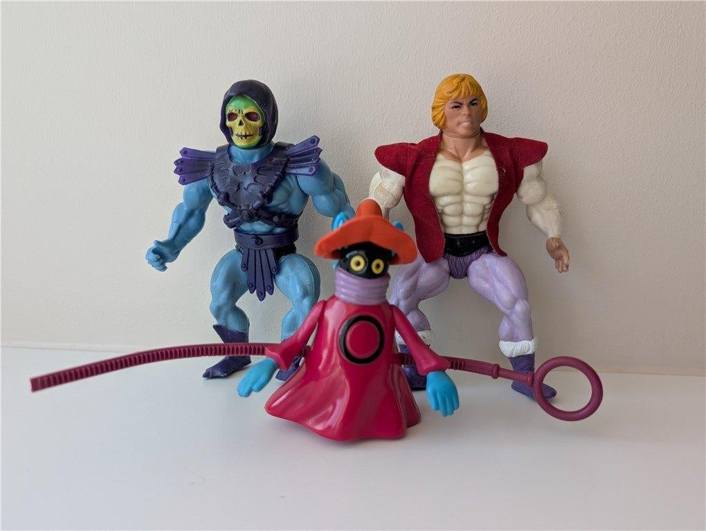He-Man set met Skeletor en Orko, Kinderen en Baby's, Speelgoed | Actiefiguren, Ophalen of Verzenden, Gebruikt