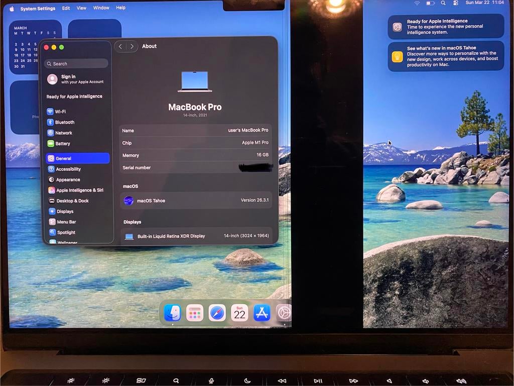 MacBook Pro M1 14" 2021 | A2442 | 16 GB | 95% Batterij, Computers en Software, Apple Macbooks, 512 GB, Zo goed als nieuw, 16 GB