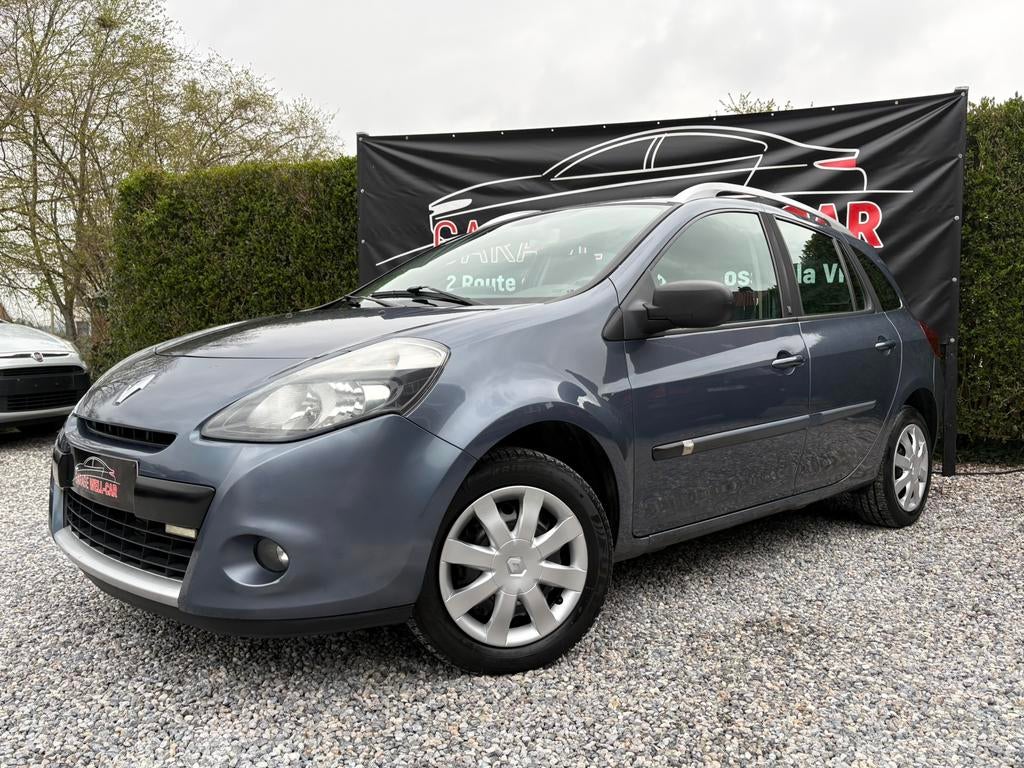 Renault Clio Break 1.5Dci Prête à Immat/Gps...Garantie 1an!, Voorwielaandrijving, Euro 5, Stof, Zwart