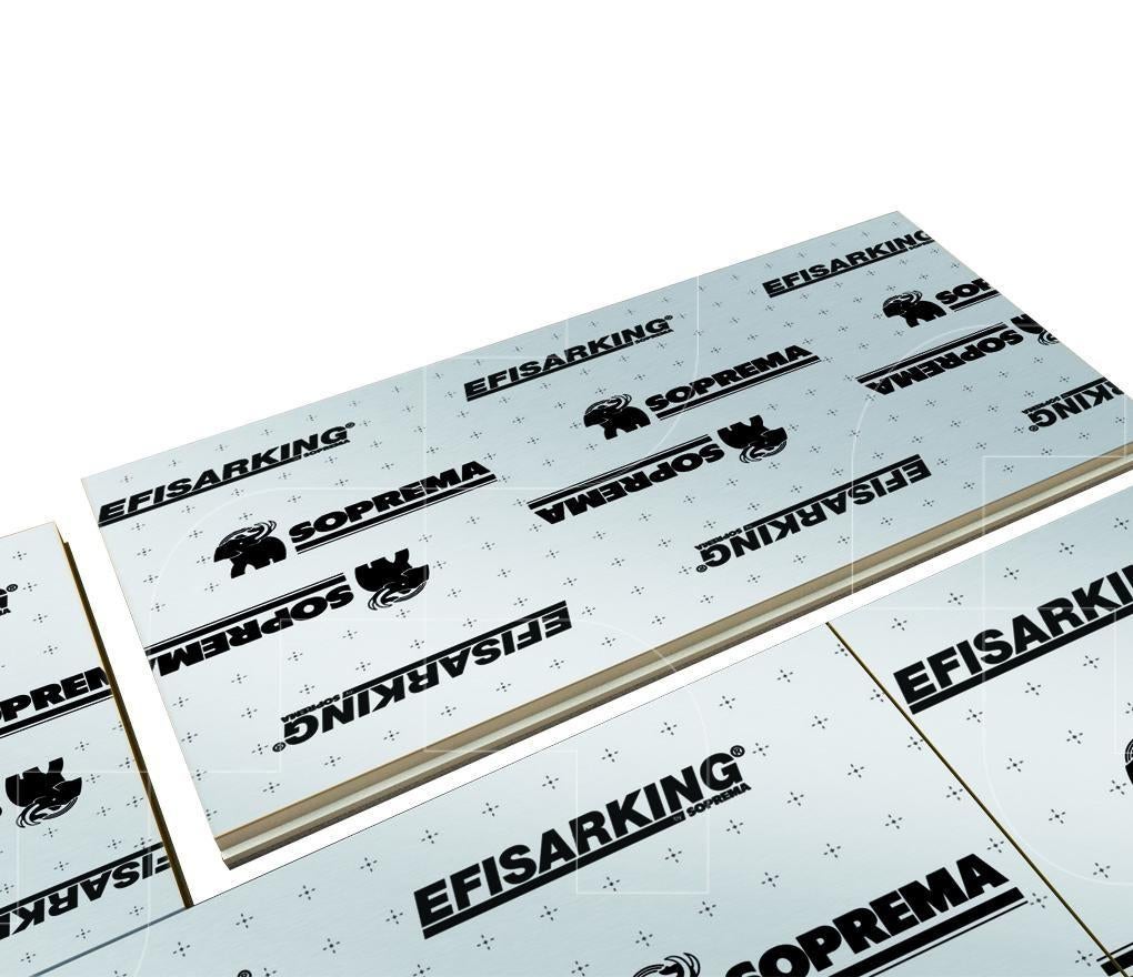 Panneaux isolants Soprema Efisarking, Bricolage & Construction, Isolation & Étanchéité, 15 m² ou plus, Isolation de toiture, Comme neuf