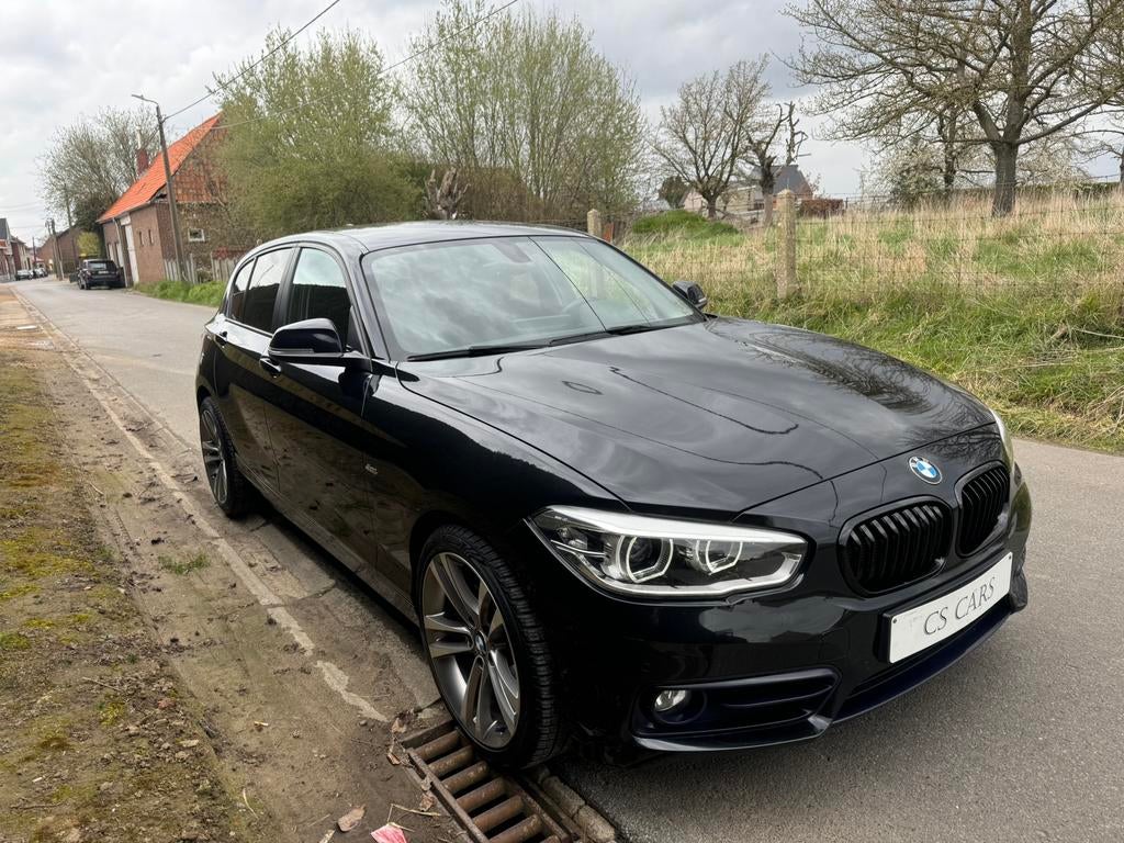 BMW 116d | Facelift | Sportline | Automaat | Led | M-pack, Auto's, BMW, Automaat, Zwart, Bedrijf, 3 cilinders