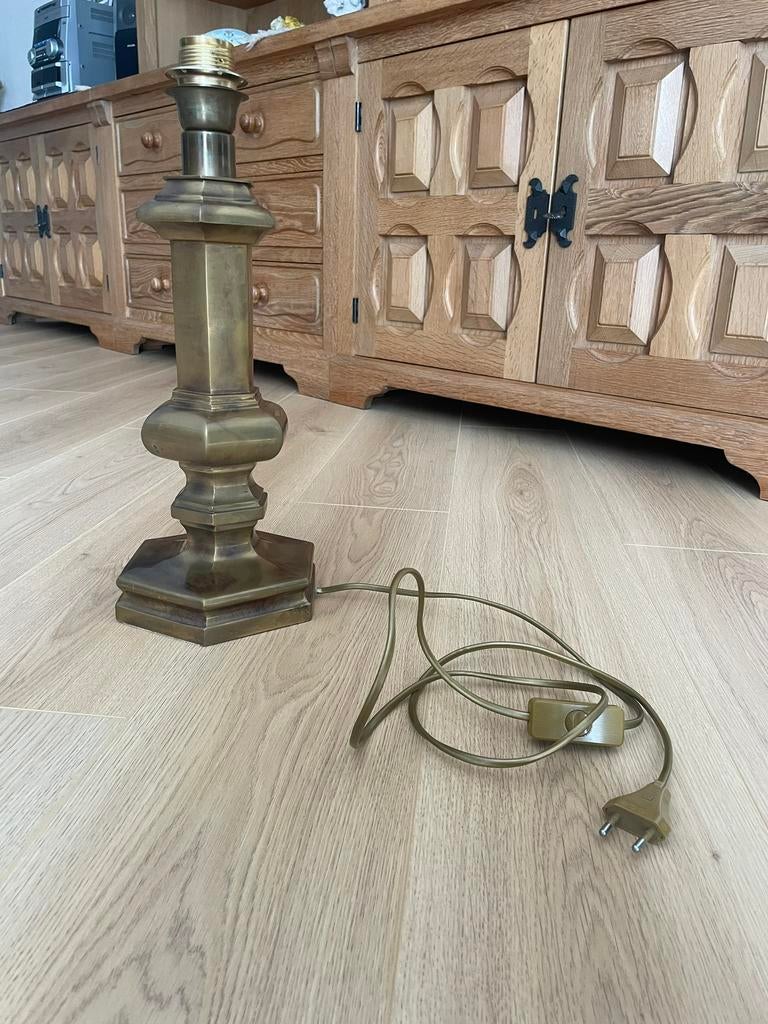 Pied de lampe en Laiton Selency, Maison & Meubles, Enlèvement ou Envoi, Comme neuf