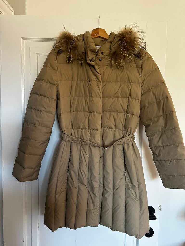 Donsjas talking french, Kleding | Dames, Jassen | Winter, Ophalen, Zo goed als nieuw, Maat 38/40 (M)