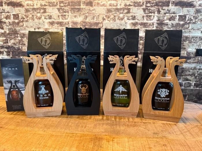 Highland Park Valhalla whisky set thor loki freya odin, Ophalen of Verzenden
