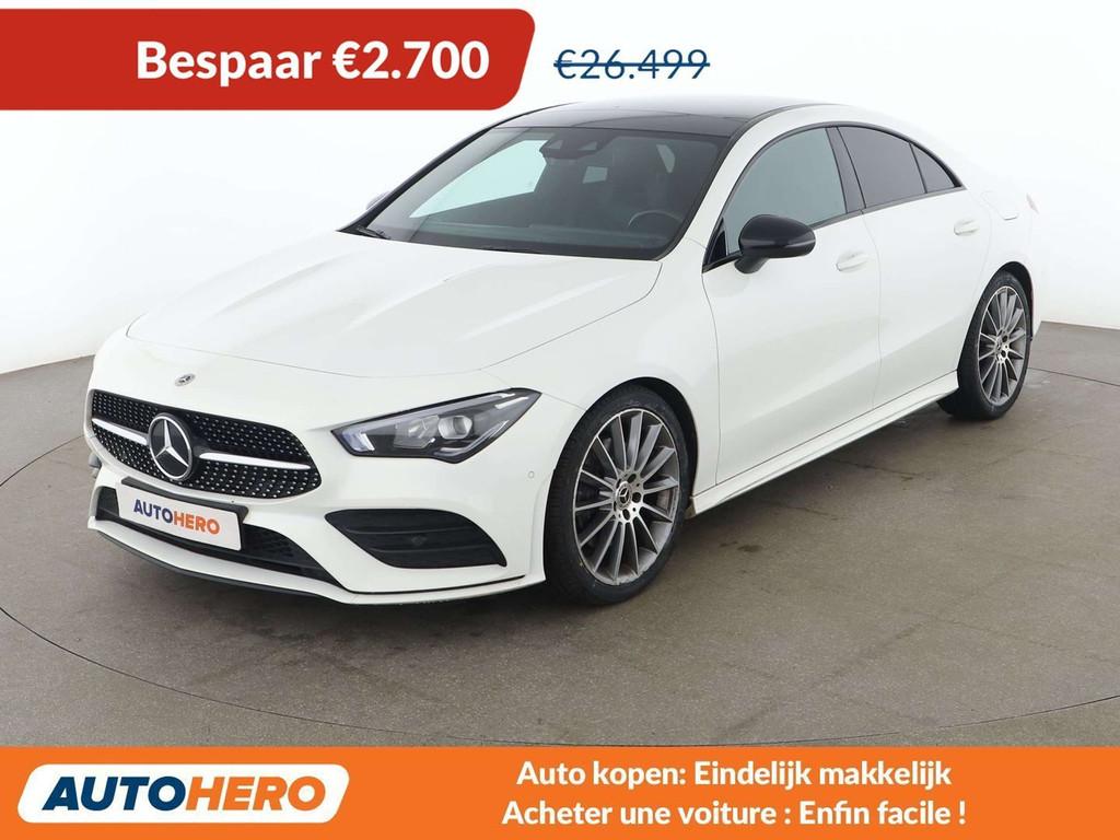 Mercedes-Benz CLA-Klasse 200 CLA 200 AMG Line (bj 2021), Auto's, Gebruikt, Alcantara, Wit, 120 kW